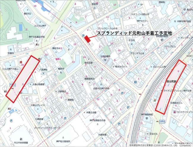 スプランディッド元町山手　予定地