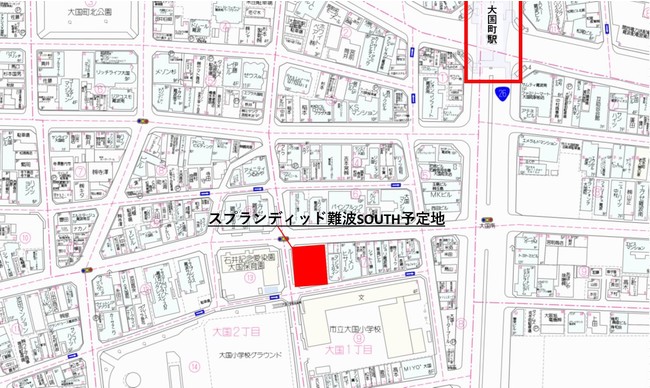 スプランディッド難波SOUTH　予定地