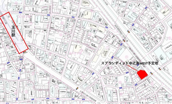 スプランディッド中之島WEST　建設予定地