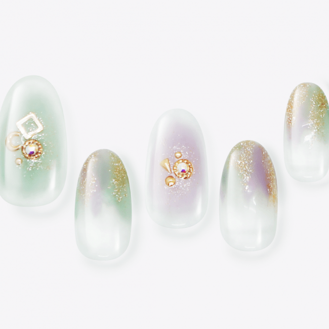 078 Like × 079 Wish Nail Design