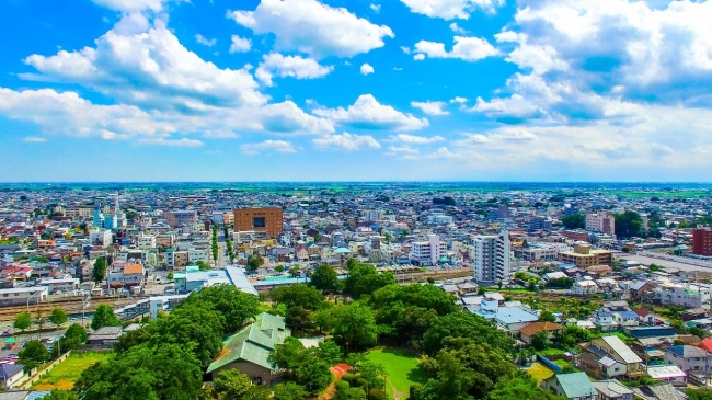 佐野市街地の様子