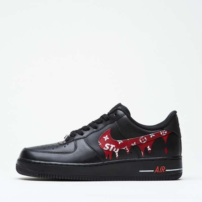 STUGRAM AF1 LOW BLK 