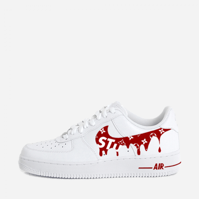 STUGRAM AF1 LOW WHT