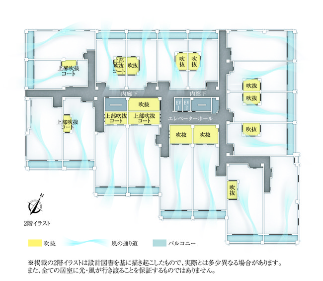 吹き抜けイメージ図