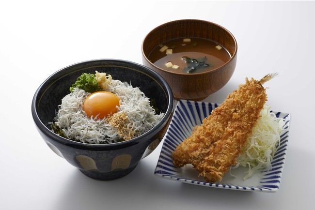 三河 しらす丼と三河フライ（990円）