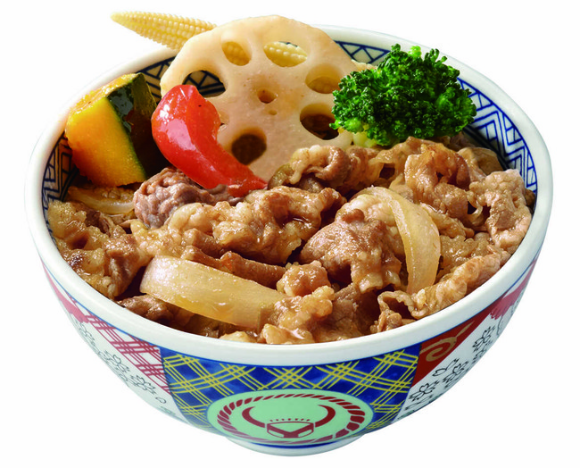 牛丼ON野菜  580円