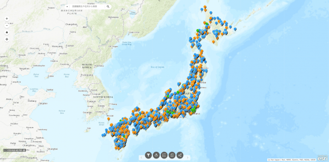 全国オンライン診療・電話診療対応医療機関マップ（PC画面）