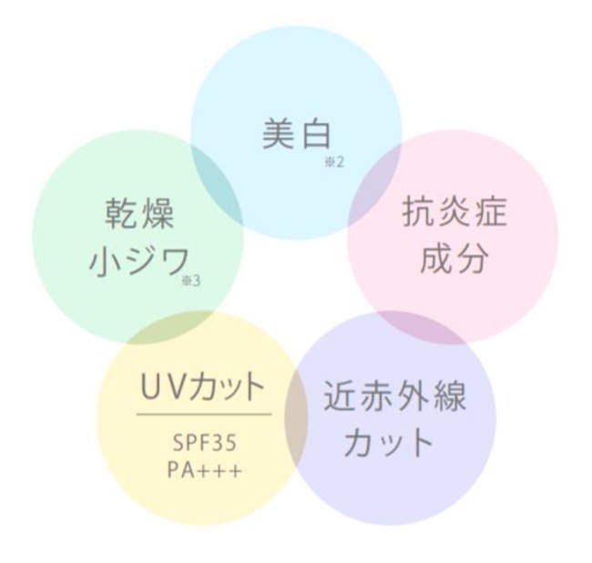 【マキアレイベル】薬用クリアエステヴェール_5つの機能