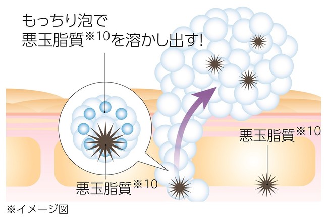 【マキアレイベル】洗顔肌図_イメージ