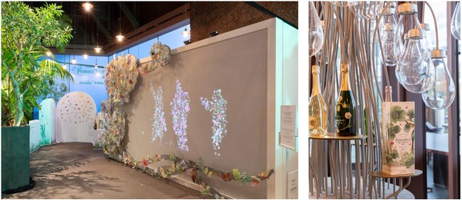 Perrier-Jouët & mischer’traxler （左）I am Nature（アイ アム ネイチャー）（右）Curiosity Cloud Mobile （キュリオシティ クラウ    ド モバイル）