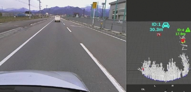 道路面環境検出イメージ