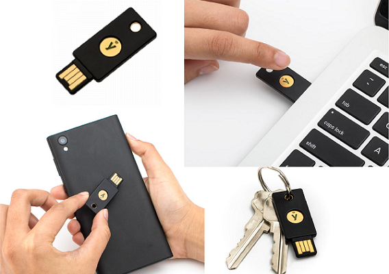 最もスタンダードな【YubiKey 5 NFC】¥5,692~