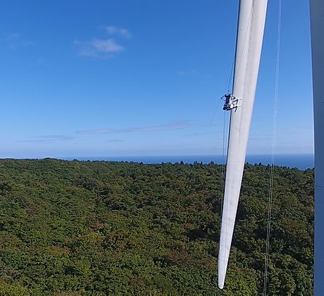 風力発電ブレードメンテナンスロボット