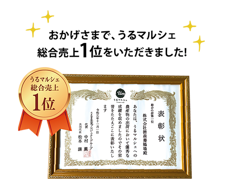 沖縄県内最大級の直売所うるマルシェで総合売上1位を獲得！