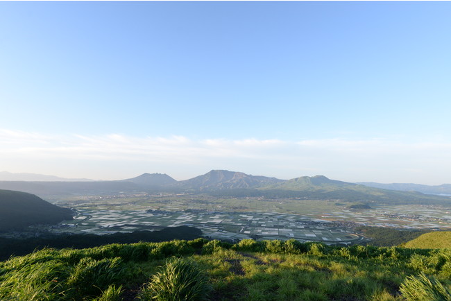 大観峰からの阿蘇五岳