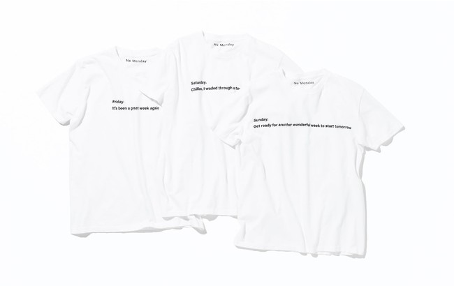 Tシャツ各¥5,500（税込み）