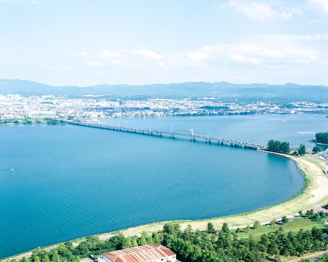 びわ湖大津プリンスホテルからの景色　