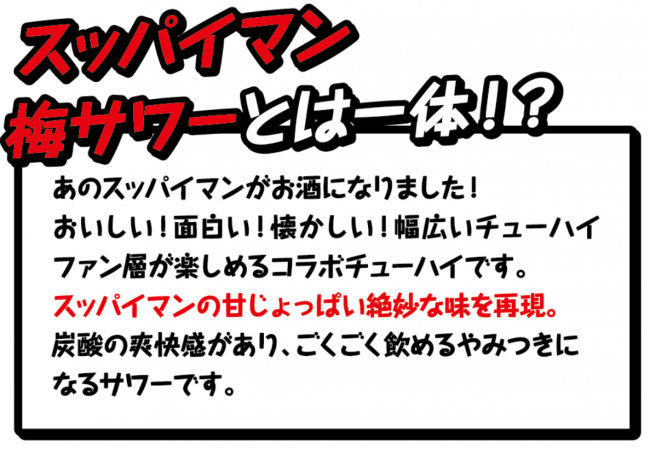 スッパイマン梅サワーとは？