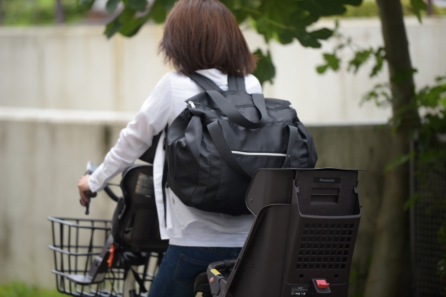 自転車でのお買い物でも大活躍