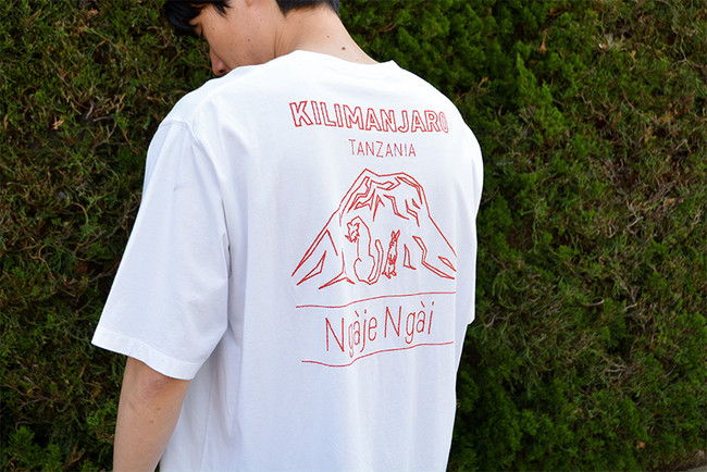 Tシャツ(KILIMANJARO) lotZC691 ￥8,250 着用Lサイズ 身長175cm