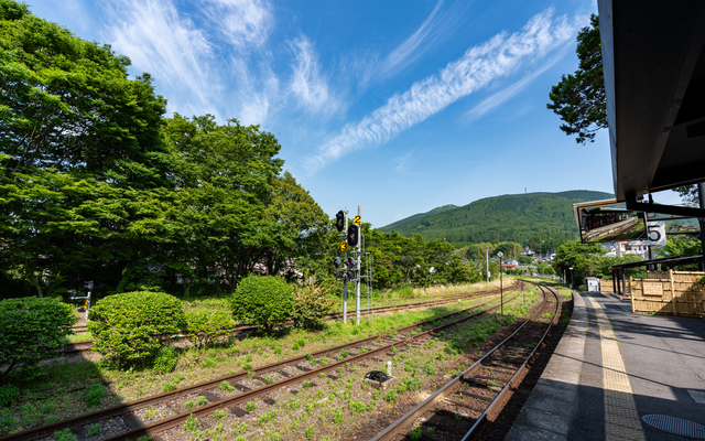 JR「由布院駅」観光列車「ゆふいんの森」博多駅から由布院駅までを約2時間半