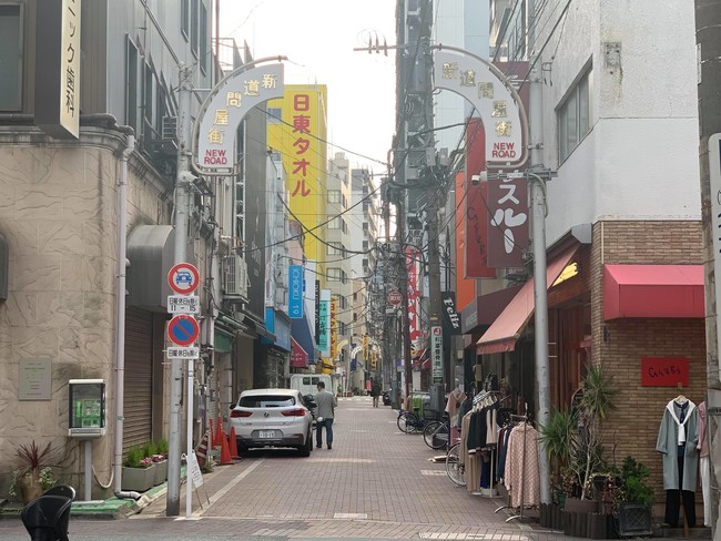 日本橋問屋街の風景 