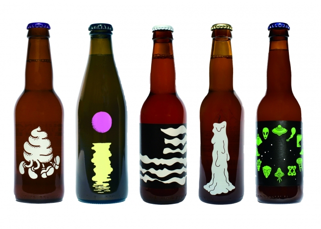 Omnipollo のブランドアイデンティティともなるボトルデザイン