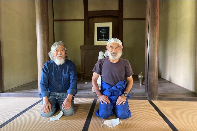 細井陶游さん（左）と土屋誠一さん（右）