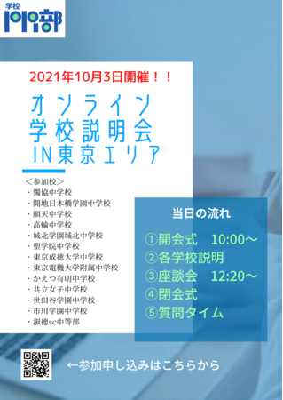 オンライン学校説明会概要