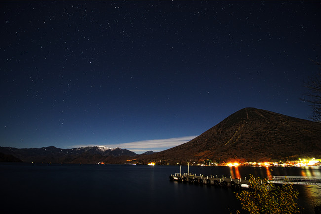 中禅寺湖畔の夜景