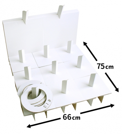 ダンボール工作キット新作 フライング輪投げ