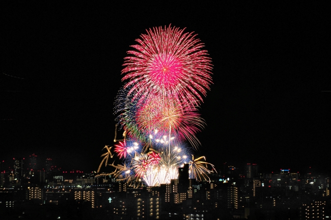 昨年の花火大会の様子