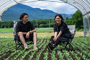 左から井上豪希氏、井上桃子氏