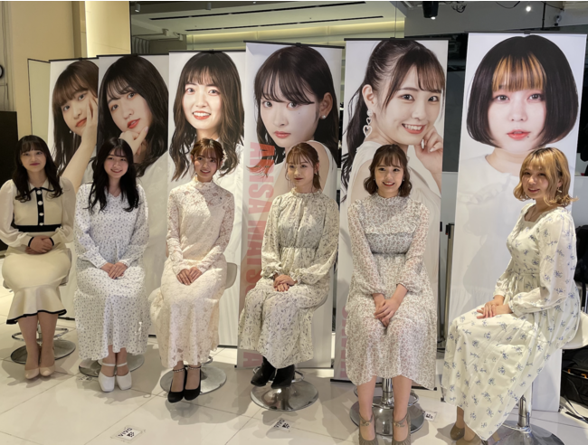 会場でのファイナリスト登壇者6名の様子