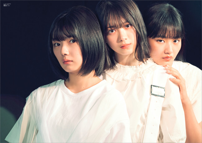 「B.L.T.2021年1月号」別冊付録 ： 森田ひかる＆藤吉夏鈴＆山﨑天（櫻坂46）両面超ビッグポスター