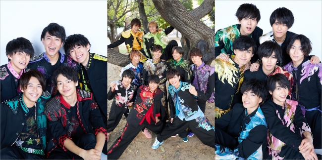 左からBOYS AND MEN 研究生、BOYS AND MEN、祭nine.　(C)東京ニュース通信社