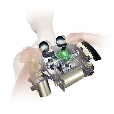 「5D-AIメカ」で、きめ細やかなマッサージ