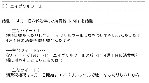 デイリートピックメールの一例