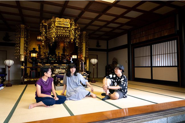 東京・浄土宗 西方寺にて（Photo by Hajime Kato）