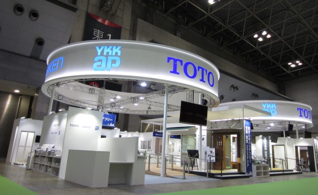 ＜ＴＯＴＯ・ＤＡＩＫＥＮ・ＹＫＫ ＡＰブースイメージ＞（昨年の展示）