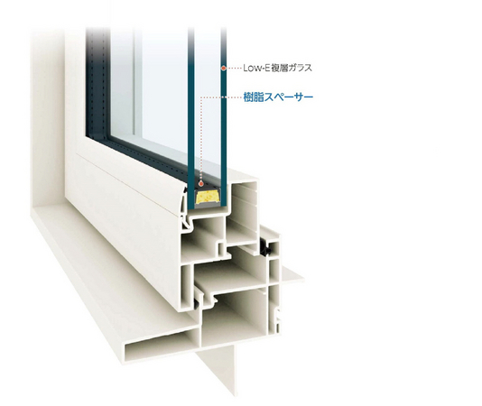 「APW330樹脂スペーサー仕様」断面図