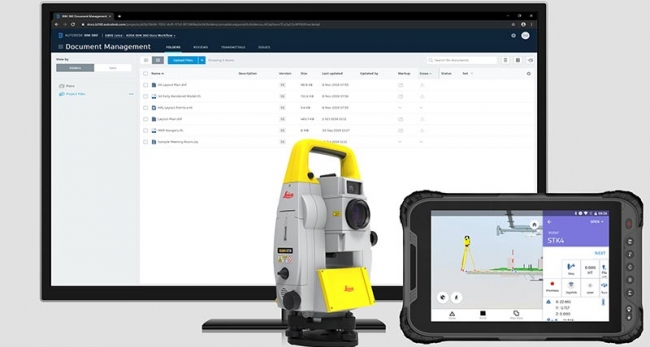 Autodesk BIM360 と連携する Leica iCON iCT30