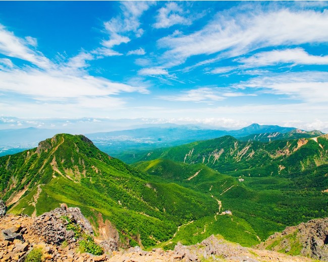 八ヶ岳主峰赤岳稜線