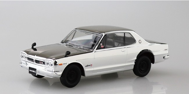 C賞：ザ☆スナップキット ニッサン スカイライン 2000GT-R シルバーメッキボディ仕様