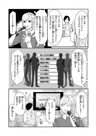 『マキとマミ～上司が衰退ジャンルのオタ仲間だった話～』2話より