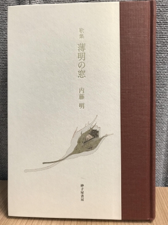 歌集『薄明の窓』（2018年5月 砂子屋書房刊）