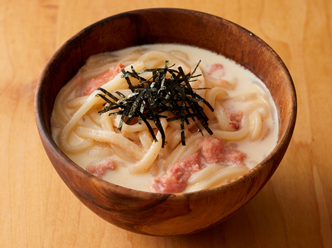 明太バター醤油クリームうどん