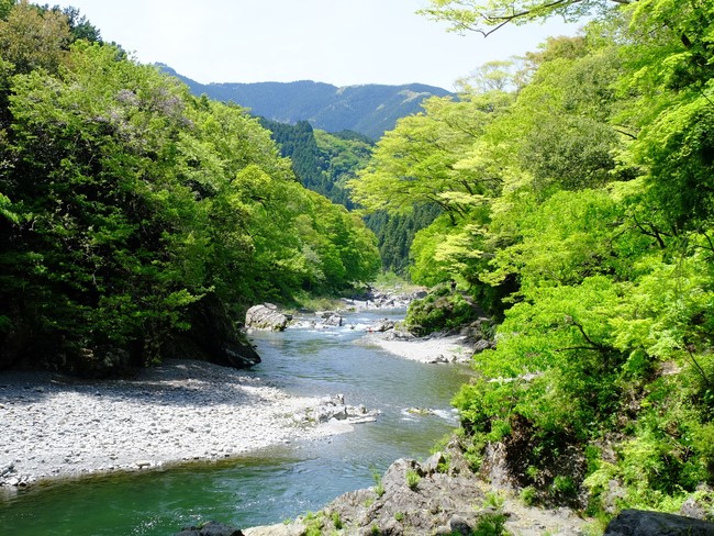 豊かな自然が広がる御岳渓谷