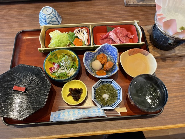 道の駅うずしお うずしおレストラン（淡路牛会席の昼食）