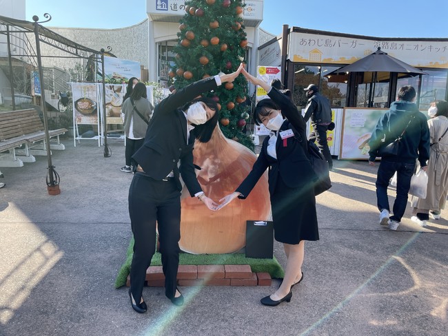 淡路島　添乗実習の様子　道の駅うずしお